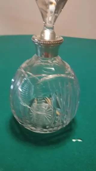 Licorera Vintage Cuello Plata Años 60