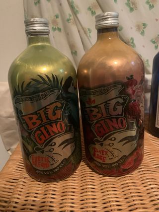 2 Bottiglie Big Gino Vuote