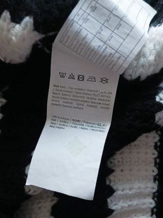 Maglione Pimkie a righe bianco e nero