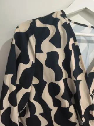 Vestido midi estampado