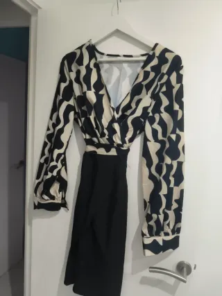 Vestido midi estampado