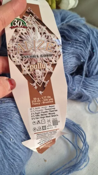 4 Gomitoli lana Alize con paillettes