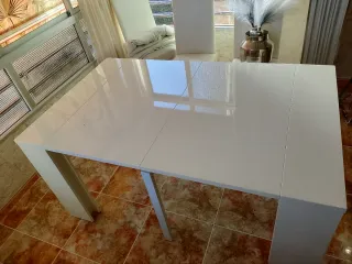 Mueble de salón blanco brillo seminuevo