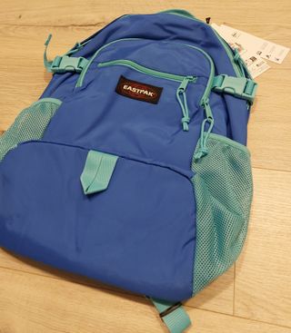 Mochila Eastpak azul y turquesa