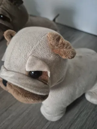 3 Peluches Cierra Puertas Perro Bulldog