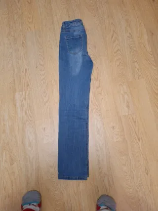 Pantalón vaquero azul recto T.36