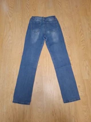 Pantalón vaquero azul recto T.36