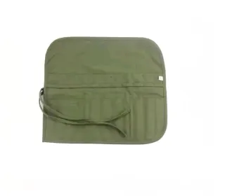 Porta pennelli arrotolabile in tela robusta