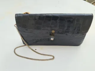 Bolso piel cocodrilo fiesta