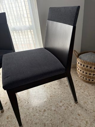 Juego de 4 sillas de comedor Tapizadas