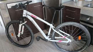 Bicicleta Rockrider 100 Blanca