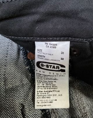 Pantalón vaquero de mujer de G-Star Raw (W31/L32)