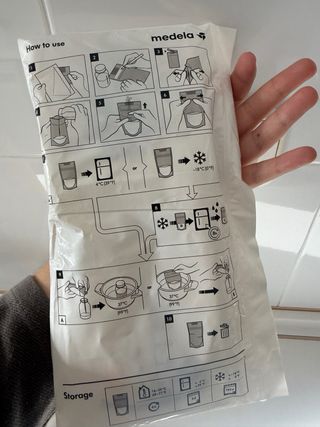 Medela Bolsas Almacenamiento Leche Materna x20