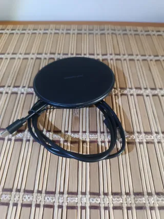 Cargador Inalámbrico Rápido Negro