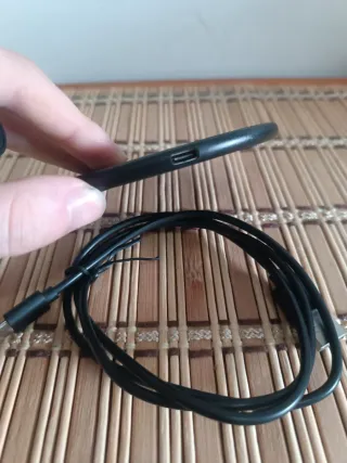 Cargador Inalámbrico Rápido Negro