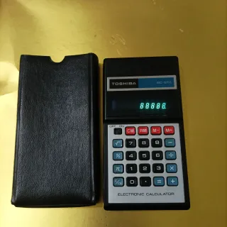 Calcolatrice Toshiba BC-8111 Vintage