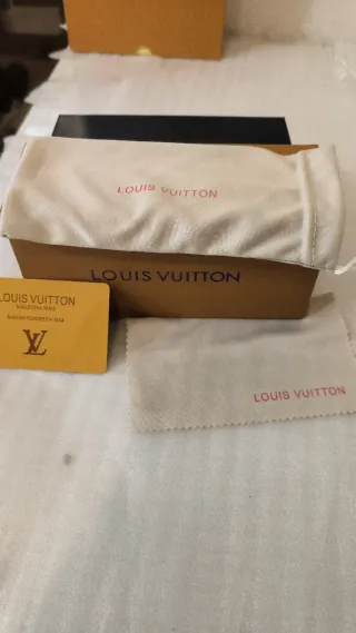 Gafas Louis Vuitton Marrón y Dorado