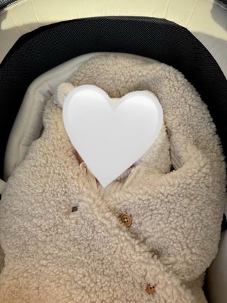 Saco bebé ZARA 1-3 meses suave