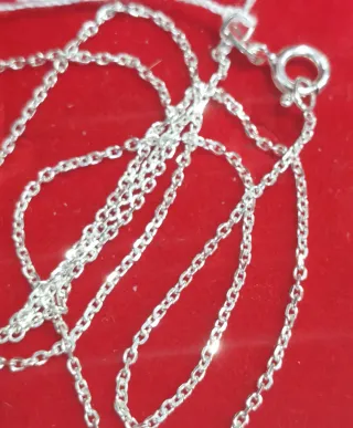 Cadena de Plata de Ley de 50cm