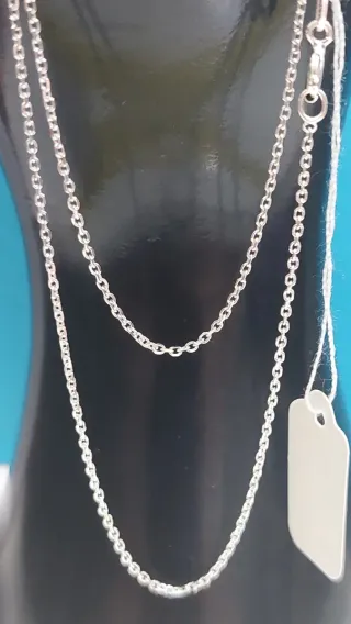 Cadena de Plata de Ley de 50cm