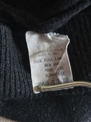 Dolcevita Nero 100% Lana Vergine Made in Italy