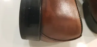 Mocasines Piel Marrón T41/UK7 doblemonk strap