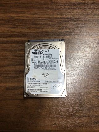 Disco Duro Toshiba 640GB MK6475GSX