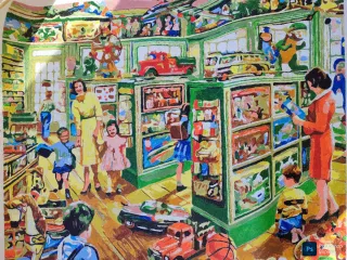 Lienzo pintado a mano