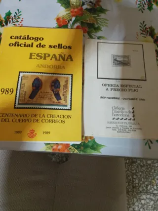 Catálogo Oficial Sellos España Andorra 1989
