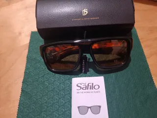 Occhiali da sole David Beckham neri/marrone