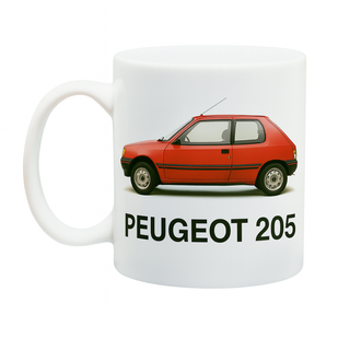 Taza Cerámica Peugeot 205 Clásico