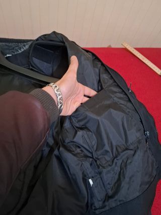 Giacca moto Guardian rossa con protezioni