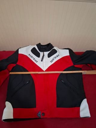 Giacca moto Guardian rossa con protezioni