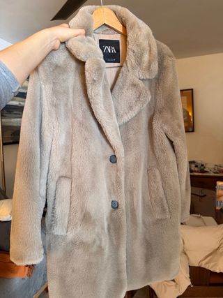 Abrigo Zara pelo Talla S