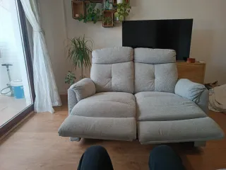 Sofá 2 plazas relax hamer vintage