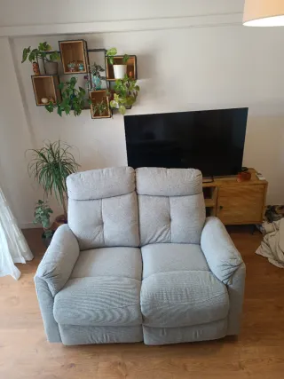 Sofá 2 plazas relax hamer vintage