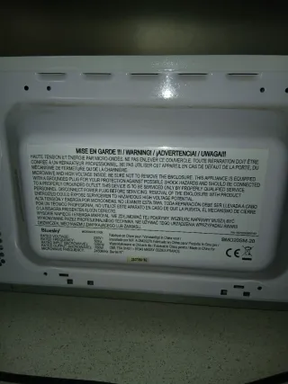 Microondas Bluesky Blanco