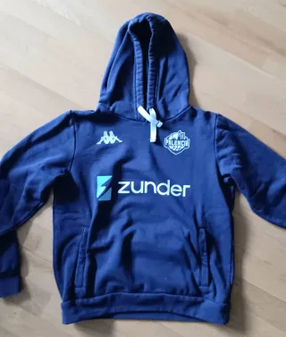 Sudadera Kappa Baloncesto Palencia Azul. Unidex