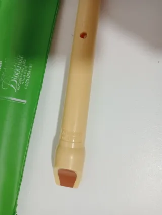 Flauta dulce soprano con funda