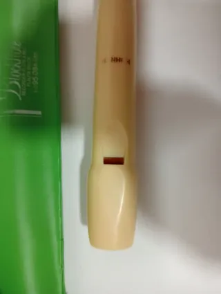 Flauta dulce soprano con funda
