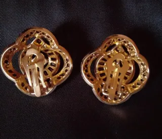 Pendientes Chapado Oro Circonitas