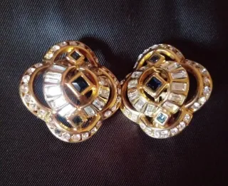 Pendientes Chapado Oro Circonitas