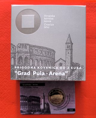 2€ Grad Pula-Arena 2025 Coincard
