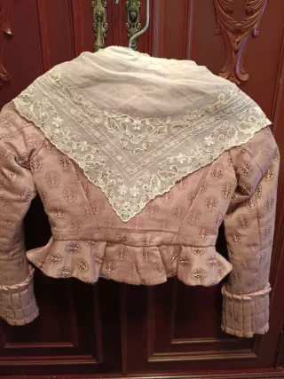 Traje Fallera Niña Rosa y gris para niña de 5 a 9