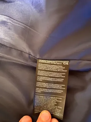 Trench corto azul marino C&A – Talla 36