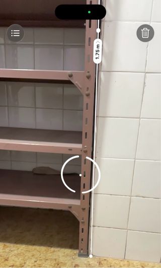 Estantería metálica de 6 baldas