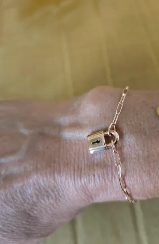 Bracciale Dodo Lucchetto 16cm Oro Rosa