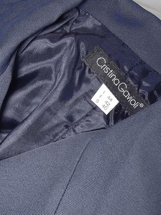 Cristina Gavioli Blazer Donna Blu L Classico