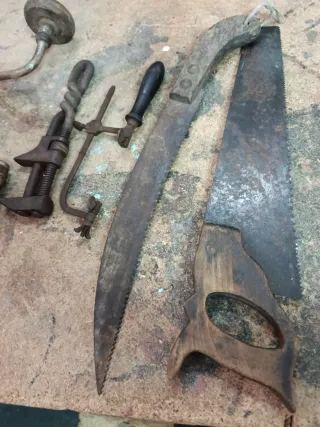 Herramientas antiguas de carpintería