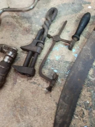 Herramientas antiguas de carpintería